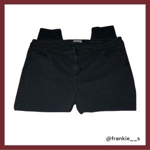 Molly & Isadora - Black Mid-Rise Skinny Jeans Size 30W